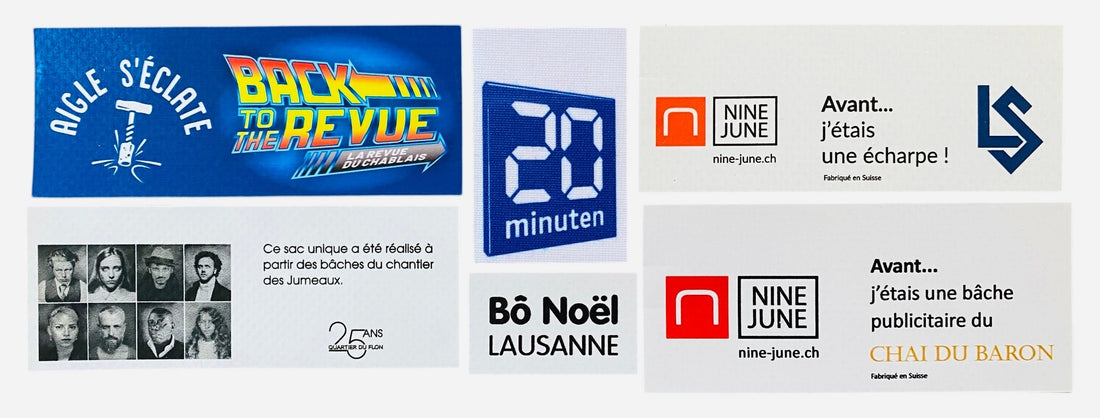Une histoire derrière chaque étiquette, façonnée en Suisse