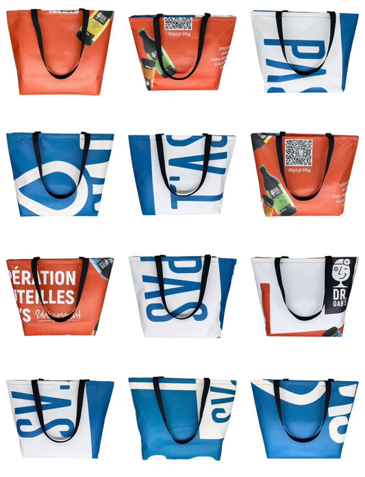 Quand les bâches de Dr Gabs deviennent un Tote Bag unique signé NINE JUNE