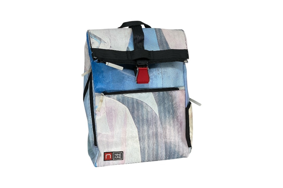 sac à dos nine june swiss made bâche de camion recyclée 