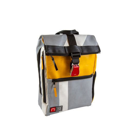 sac à dos nine june swiss made bâche de camion recyclée nomad 25 litres