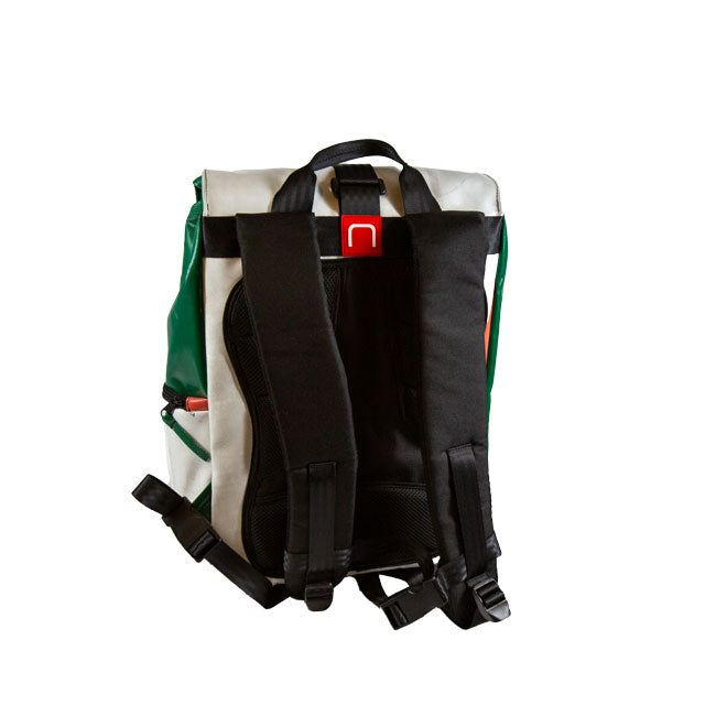 sac à dos nine june swiss made bâche de camion recyclée nomad 25 litres