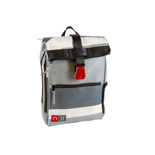 sac à dos nine june swiss made bâche de camion recyclée nomad 25 litres
