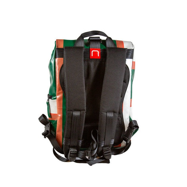 sac à dos nine june swiss made bâche de camion recyclée nomad 25 litres