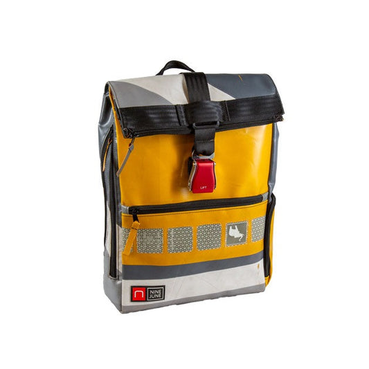 sac à dos nine june swiss made bâche de camion recyclée nomad 25 litres