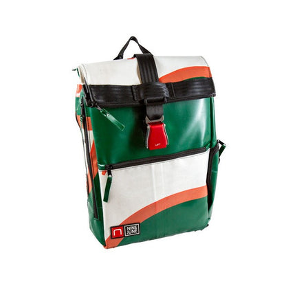 sac à dos nine june swiss made bâche de camion recyclée nomad 25 litres