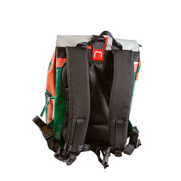 sac à dos nine june swiss made bâche de camion recyclée nomad 25 litres