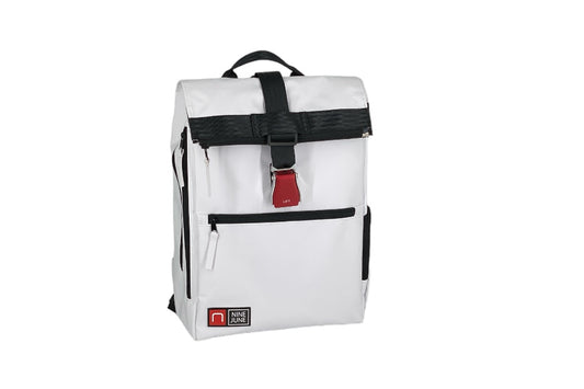 sac à dos nine june swiss made bâche de camion recyclée nomad 25 litr
