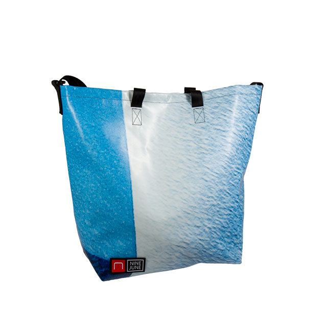 sas à dos nine june, swiss made, bâche recyclée, tote bag, cabas,shopper