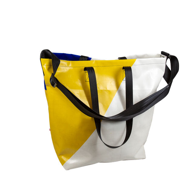sas à dos nine june, swiss made, bâche recyclée, tote bag, cabas,shopper