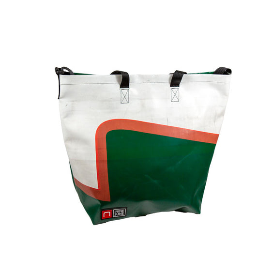 sas à dos nine june, swiss made, bâche recyclée, tote bag, cabas,shopper