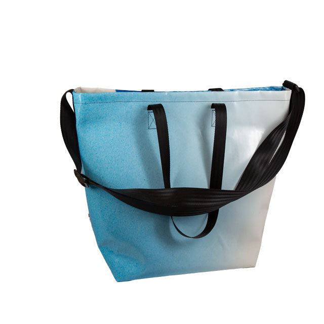 sas à dos nine june, swiss made, bâche recyclée, tote bag, cabas,shopper