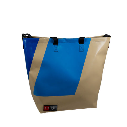 sas à dos nine june, swiss made, bâche recyclée, tote bag, cabas,shopper