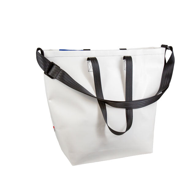 sas à dos nine june, swiss made, bâche recyclée, tote bag, cabas,shopper