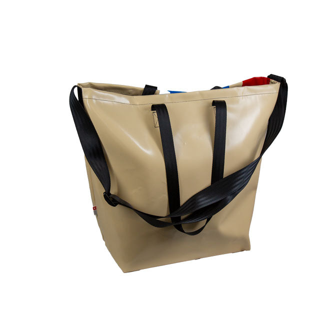 sas à dos nine june, swiss made, bâche recyclée, tote bag, cabas,shopper