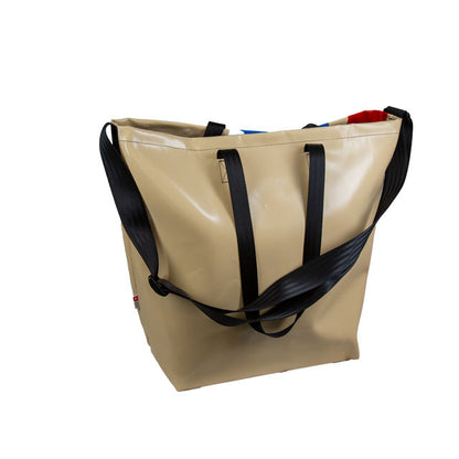 sas à dos nine june, swiss made, bâche recyclée, tote bag, cabas,shopper