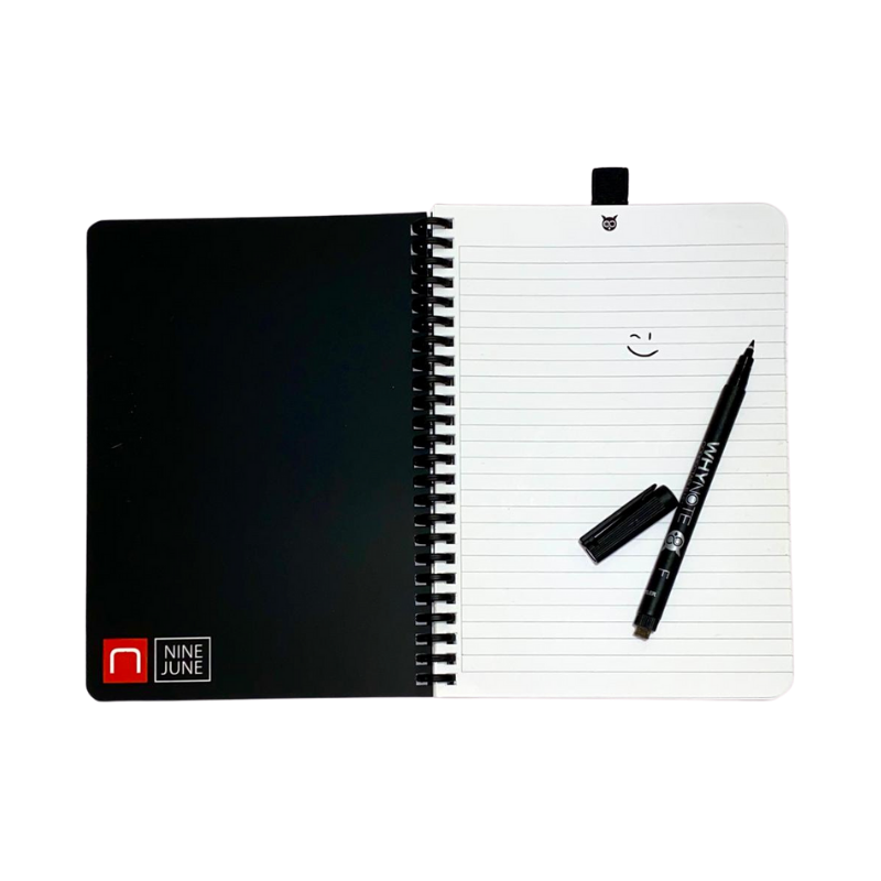 Bloc notes why note réutilisable Nine June