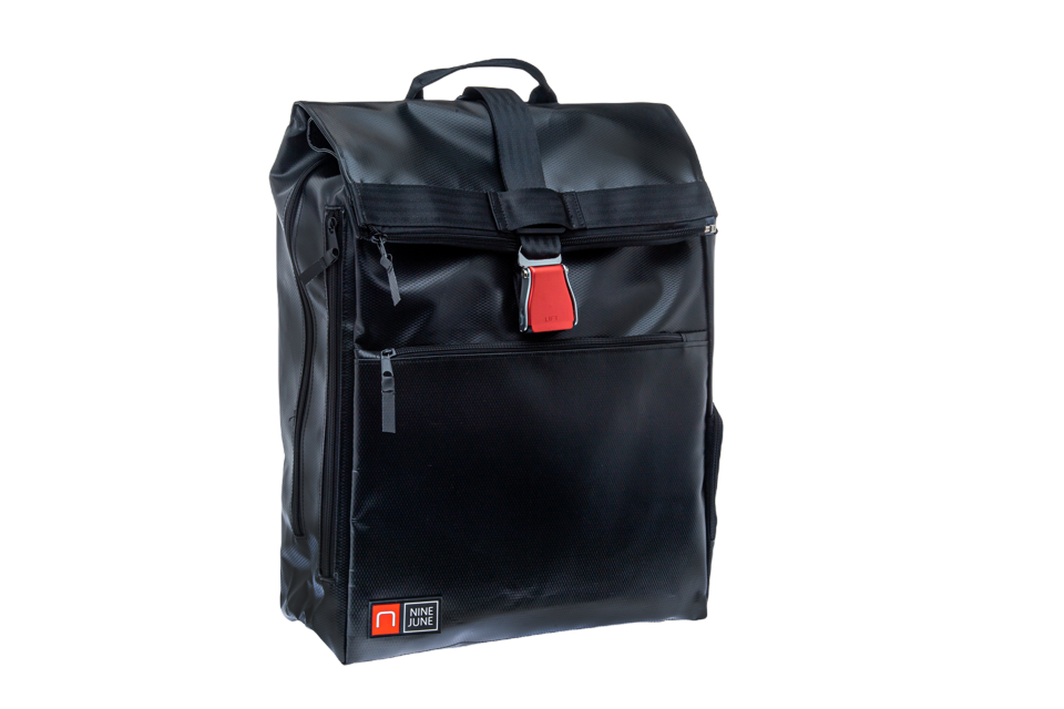 sac à dos nine june swiss made bâche de camion recyclée 
